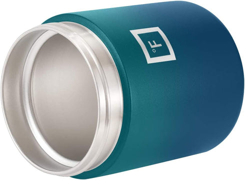 IRON °FLASK Food Jar - 13.5 Oz, Foldable Spoon, Leak Proof, Vacuum Insulated Thermo, Stainless Steel, Storage Lunch, Container, Canteen, Double Walled, Portable Food Bowl