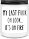 Funny Lavender Scented Candle Gifts for Women Men, My Last Fuck Candles, Best Friend Christmas Valentines Day Birthday Gag Gifts for Women Him Boyfriend Her Girlfriend Husband Friends Coworker