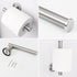 NearMoon 2 Pieces Bathroom Hardware Accessories, Towel Ring and Toilet Paper Holder- Stainless Steel Bathroom Towel Hanger and Hand Towel Holder, Wall Mounted (Brushed Nickel)