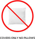 HBlife Pack of 2 Decorative Faux Fur Throw Pillow Covers Super Soft Luxury Cushion Pillowcase Fluffy Fuzzy Pillow Case for Bed Sofa Chair, 12X20 Inch Grey
