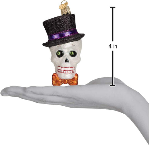Old World Christmas Ornaments: Halloween Decorations Glass Blown Ornaments for Christmas Tree, Top Hat