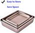 HYTK Small Cookie Sheets 11 X 9 Inch Set of 2 Mini Baking Tray Toaster Oven Replacement Pan Nonstick Thicken Brushed High Carbon Steel No Warp Magnetic Bakeware