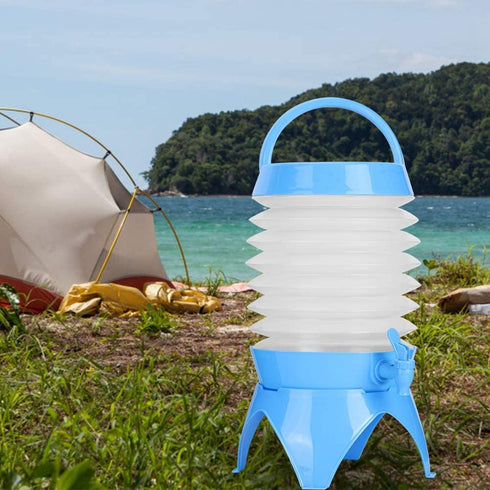 Fippkargo 2 Gallon (7.5L) Drink Dispenser, Juice Beverage Dispenser with Spigot for Outdoor Party (Blue)