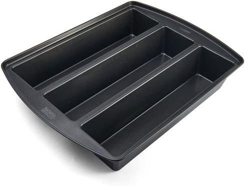 Chicago Metallic - 26783 Chicago Metallic Professional Lasagna Trio Pan, 12 by 16 by 3", Silver
