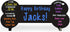 Ollypop Dog Milestone Chalkboard Sign - Birthday Photo Double Sided Reusable Keepsake Message with Stands for Adoptions, Birthday Parties, Holiday, Celebrations