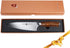 TUO Chef Knife- Kitchen Chef s Knife - High Carbon German Stainless Steel Cutlery - Rust Resistant - Pakkawood Handle - Luxurious Gift Box Included - 7 - Fiery Phoenix Series