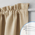 NICETOWN Window Curtains for Doors - Entryway Decor Thermal Privacy Door Drape for Glass/Front Door Blind, 36" Width x 72" Length, Biscotti Beige, One Panel