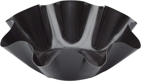HIC Harold Import Tortilla Bowl Maker, Set of 2, Non-Stick Black Baking Pans