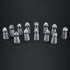 Bakes Flower Nozzles, 13pcs Icing Piping Tips Cupcake Decorating Kit Russian Icing Piping Nozzles Tips Pastry Cake Butter Cream DIY Decor Baking