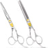 Equinox Professional Hair Cutting Scissors Set - Hair Cutting & Thinning/Texturizing Shears Set - 6.5” Overall Length - Razor Edge Barber Scissors for Men & Women - Premium Shears For Salon & Home Use