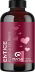 Entice Essential Oil Blend for Diffuser - Passionate Blend of Aromatherapy Oils for Couples with Lavender Palmarosa Clary Sage and Ylang-Ylang Essential Oil - Ignite The Romance Essential Oils Blend