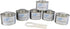 Lot45 6 Hour Cooking Fuel Wick Chafing Dish Fuel Cans for Food, Burners for Chafing Dishes, 6-Pack and Free Lid Opener