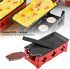 Cheese Raclette with Foldable Wood Handle, Mini Tea Light Raclette Set Candlelight Raclette Cheese Raclette Melter for Grill