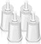 isinlive 4 Pack Replacement Water Filter Compatible with Breville Claro Swiss For Oracle Barista Bambino Espresso Machine - Part #BES008WHT0NUC1