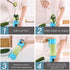 Gracejoful Portable Blender,Personal Blender,Smoothies Mini Jucier Cup USB Rechargeable and Personal Size Blender Shakes,380ml,Fruit Juice,Mixer, Blue