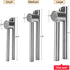 Mempedont Garlic Press Mincer - Update 304 Stainless Steel Garlic Crusher & Peeler Set, Larger & Longer Detachable, Heavy-duty, Rust Proof Garlic Mincer Design for Extracts More Garlic Paste Per Clove