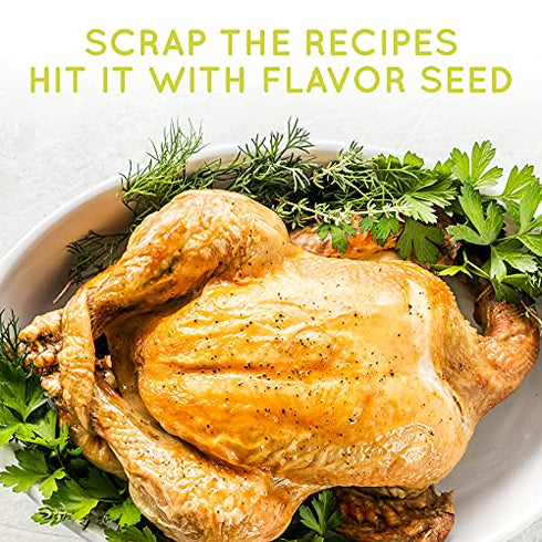 FLAVOR SEED - Anything With Wings Organic Poultry Seasoning (Jar) - Great for Chicken, Turkey, Pheasant, Eggs, Kosher, Organic Paleo, Keto, Whole 30 Diet, Best Ever Seasoning Salt