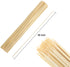 FLYPARTY Bamboo Marshmallow Roasting Sticks with 30 Inch 5mm Thick Extra Long Heavy Duty Wooden Skewers,Roaster Barbecue S'Mores Skewers Hot Dog Forks for Camping,Party,Kebab Sausage(60 Pcs)