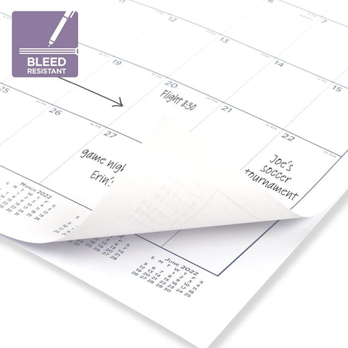 2022 Desk Calendar by AT-A-GLANCE, Monthly Desk Pad, 21-3/4" x 17", Standard, Dreams (SK83-704)
