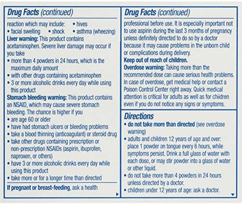Goody's Extra Strength Headache Powder, Dissolve Packs, 24 Individual Packets