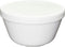 Muldale Traditional White Pudding Basin 0.65qt, Heat Proof Ceramic Mixing Bowl 0.6L Premium Ceramic Baking Bowl| Perfect for Steamed Pudding and Desserts, Made in Europe