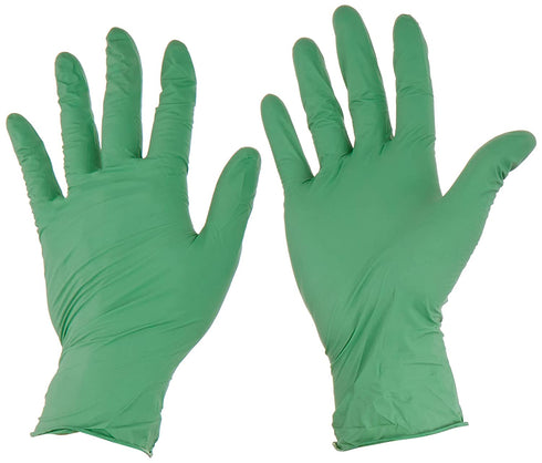 Showa 6110PF Biodegradable Disposable Powder Free Nitrile Glove, Medium (1 Box)