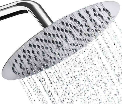 Waterfall Shower Head 12 Inch High Pressure Shower Head XXL Rainfall Shower Head Waterfall Shower Head Rain Shower Head