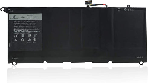 Amanda PW23Y Battery 7.6V 60Wh Replacement for Dell XPS 13 9360 13-9360-D1605G Series Laptop TP1GT 0TP1GT RNP72 0RNP72