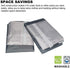 105L Bedding Storage Bags, Large Capacity Storage Bag for Clothing, Clothes, 2PCS Down Comforter Storage Bags, Oxford Cloth Moving Bag with Zippers