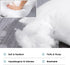 Artscope Throw Pillow Inserts Set of 2, Premium Fluffy Cushion Stuffer Sham Square Inner Soft for Couch or Bed, Indoor Decorative Pillows Inserts (20" x 20")