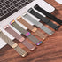 Tobfit Metal Band Compatible with Fitbit Charge 5 Bands for Women Men, Magnetic Clasp Stainless Steel Mesh Loop Strap (Black & Space Gray)