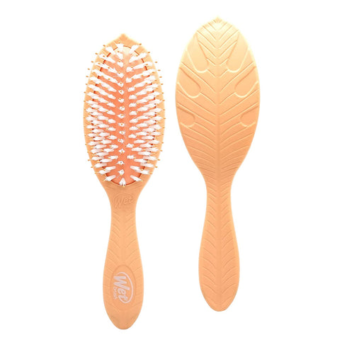 Wet Brush Go Green Coconut Oil Infused Detangling Hair Brush - Pain-Free Ultra-Soft Detangler Bristles Glide Through Tangles with Ease - Protects Against Split Ends - 100% Plant-Based Plastic