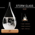 G GGPOWER Storm Glass Weather Forecast Desktop Fashion Creative Weather Station-Teardrop Weather Forecast Bottle-for Home and Office Decoration(XL)