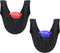 COITEK Bowling Seesaw Bag 2 Pack, Bowling Polisher Bag Carrier Ball Cleaner Holder Bag Bowling Cleaner Towel(Black)