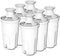 PUREUP 6 Pack Water Filter Compatible with Brita Pitchers Standard Sispensers, Premium Pitcher Replacement Filters