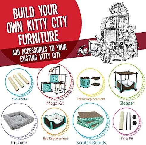 Kitty City Sleeper Cat Bed (Textile Replacement)