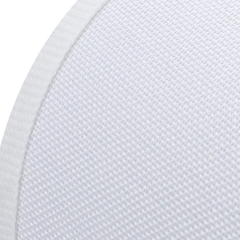 ALUCSET Double White Small Lamp Shade Clip On Bulb Set of 2 for Candelabra Bulbs, Barrel Fabric Lampshade for Table Chandelier Wall Lamp 4x7x6 Inch, 2Pcs Pack (White)