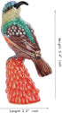 THREE FISH CRYSTAL A Hummingbird Hinged Trinket Box Gifts Hand-Painted Patterns Trinket Bejeweled Box Collectible