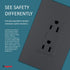 Legrand radiant 15 Amp Combination Switches, Rocker Wall Light Switch, White, Combination 3-Way Switch + Outlet, RCD38TRWCC6