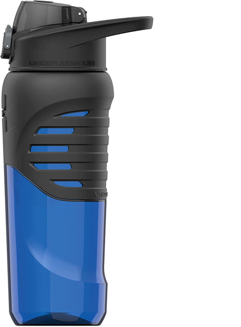 Under Armour 24oz Grip Water Bottle, Pro Lid Cover, Silicone Body Grip, Shatter Proof, Stain & Odor Resistant