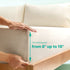 Marsail Queen Size Sheets Set 4pcs Extra Soft Cooling Bed Sheets Fine Brushed Microfiber Polyester Luxury Bedding Sheets Up to 16" Deep Pocket Cream