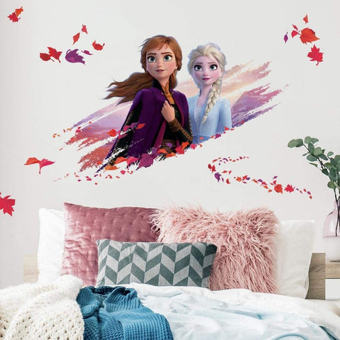 RoomMates RMK4076GM Disney Frozen 2 Elsa and Anna Giant Peel and Stick Wall Decals