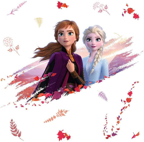 RoomMates RMK4076GM Disney Frozen 2 Elsa and Anna Giant Peel and Stick Wall Decals