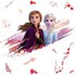 RoomMates RMK4076GM Disney Frozen 2 Elsa and Anna Giant Peel and Stick Wall Decals