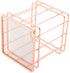 Vbestlife Storage Basket, Rose Gold Iron Storage Basket Organizer Storage Holder Desktop Decor for Home/Office(B)