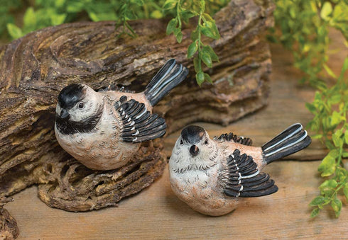 The Bridge Collection Sculpted Resin Brown Bird Figurines, Set of 2 Assorted