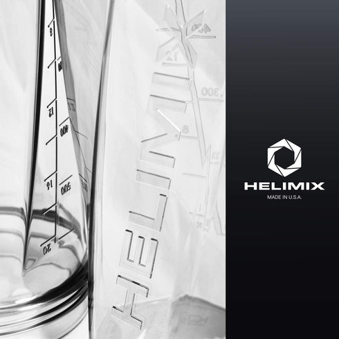 Helimix Vortex Blender Shaker Bottle 28oz | No Blending Ball or Whisk | USA Made | Portable Pre Workout Whey Protein Drink Shaker Cup | Mixes Cocktails Smoothies Shakes | Dishwasher Safe