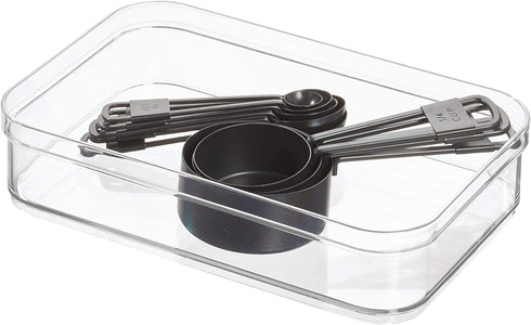 iDesign - 72010 Crisp Drawer Organizer Tray for Kitchen, Bathroom, Office, BPA-Free, 6" x 9" x 2"