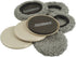 Super Sliders 5" Reusable 2-in-1 Furniture Carpet Sliders with Hardwood Socks - Slide Items Easily Without Damage Across Any Surface, Beige (4 Pieces)