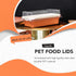 PaperMi PET Clear Lid Strong Pan Lids Having a Perfect Match with Our 7 Loaf Pans 25 pc Crystal Clear Pan Cover. Disposable Lid for Carry Out, Takeout and to Go- Holiday Gifts
